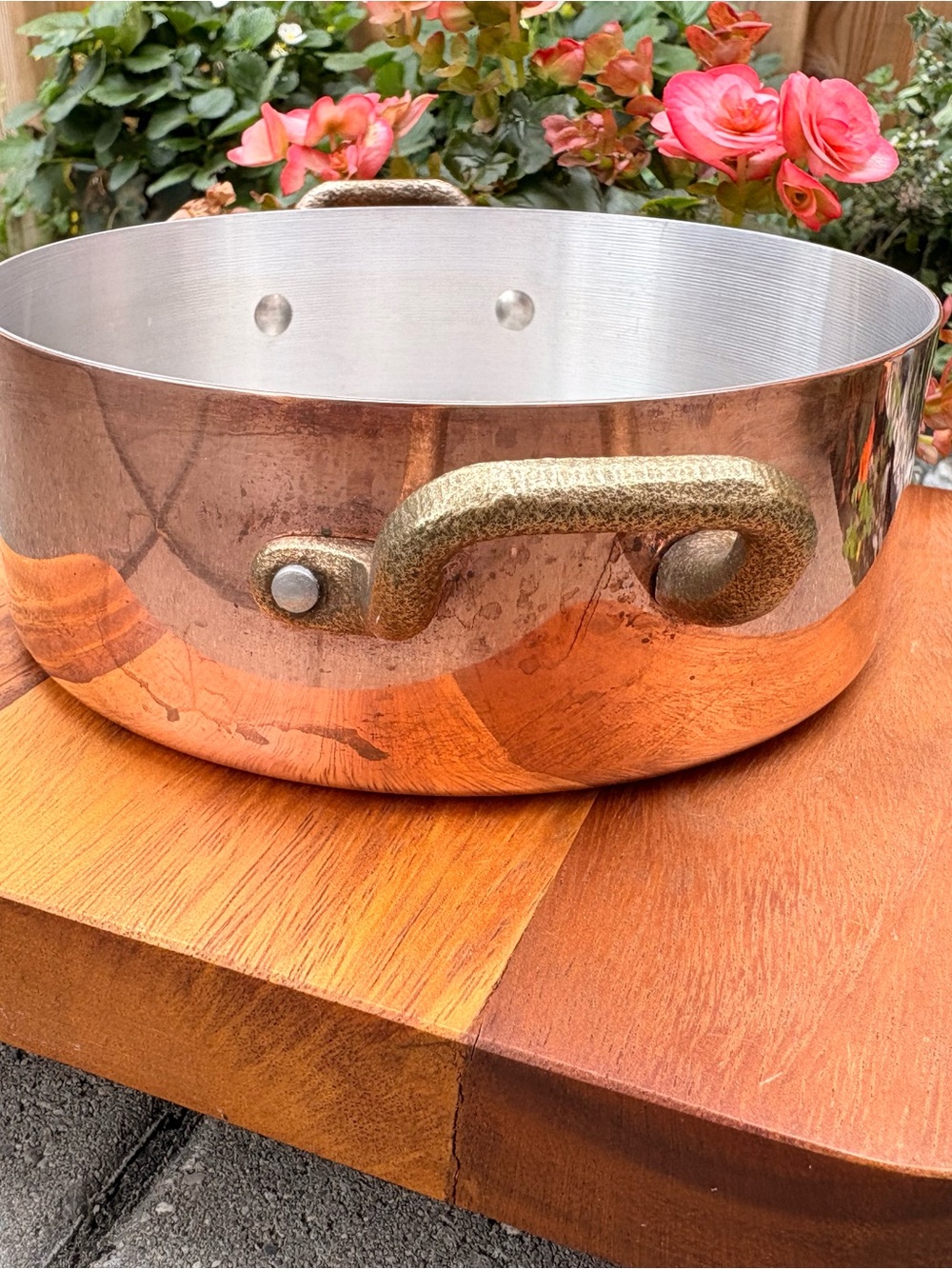 Copper & Silver Two-Handle Cookware Pot - Picture 4 of 4